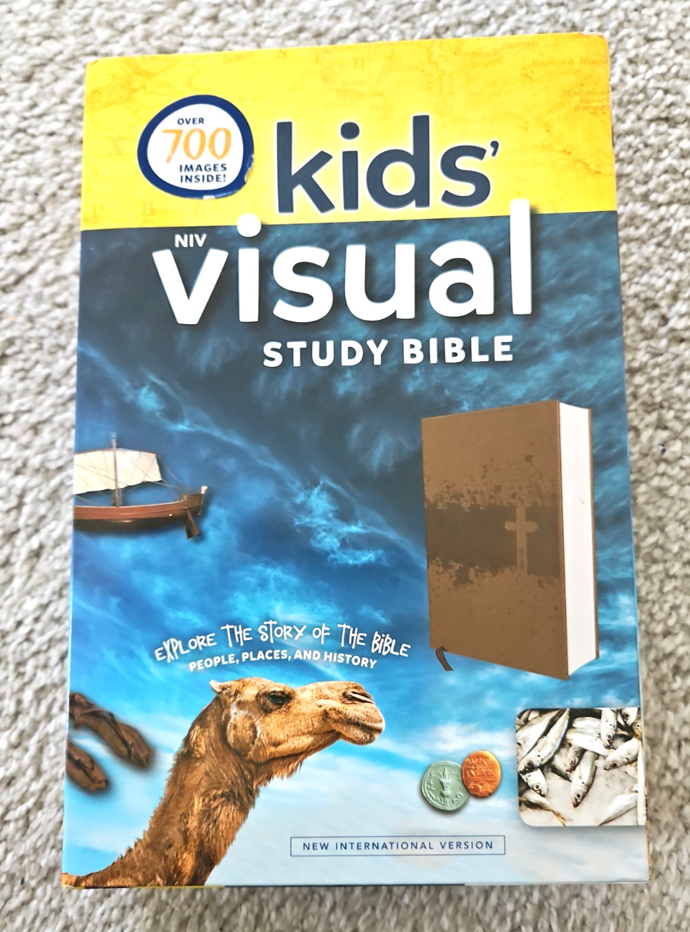 NIV Kids Visual Study Bible Full Color Design Explore The Story Of the Bible New
