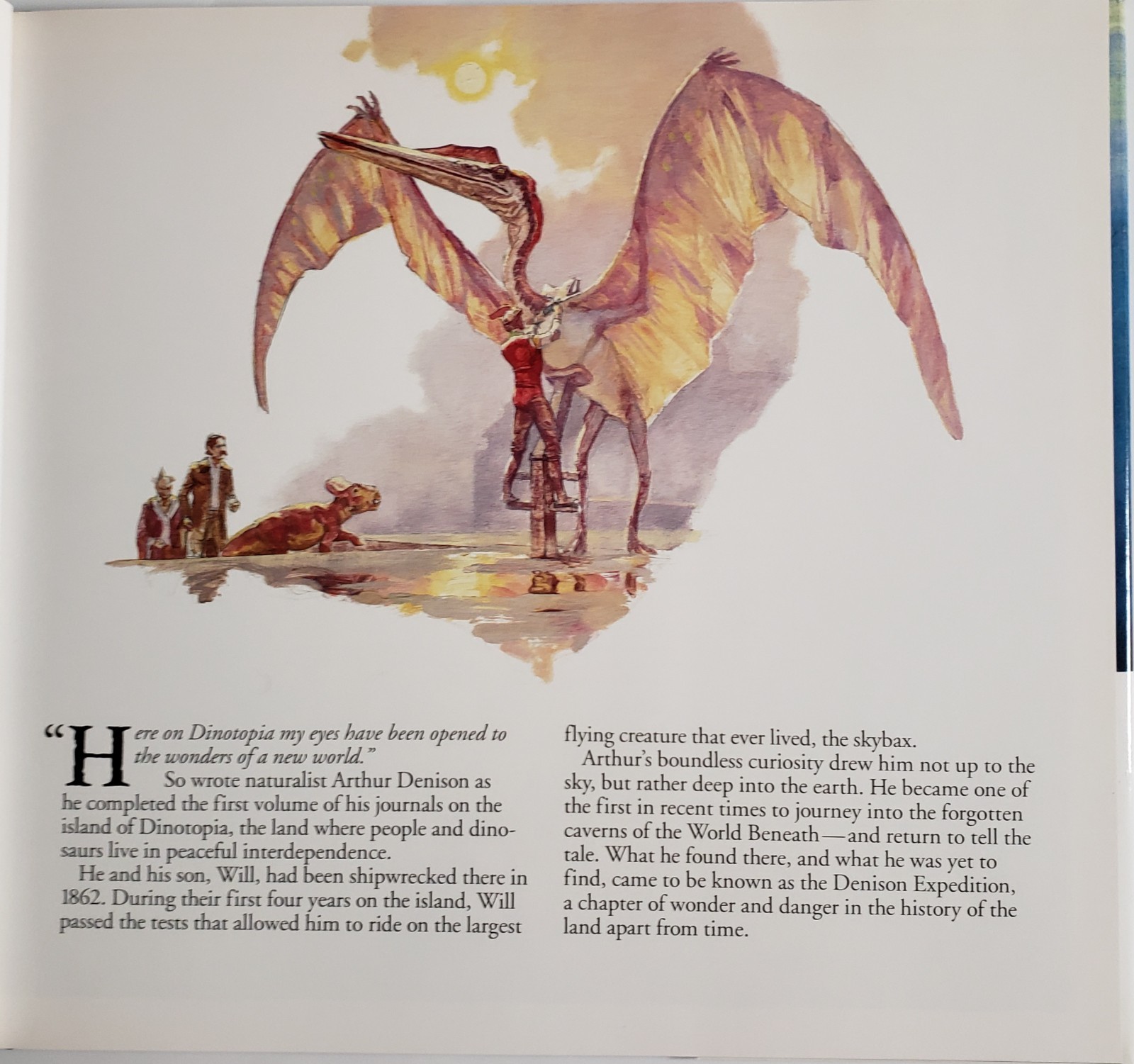 Dinosaurs “Dinotopia – The WORLD BENEATH” by James Gurney. New HC w/DJ 1st Ed.