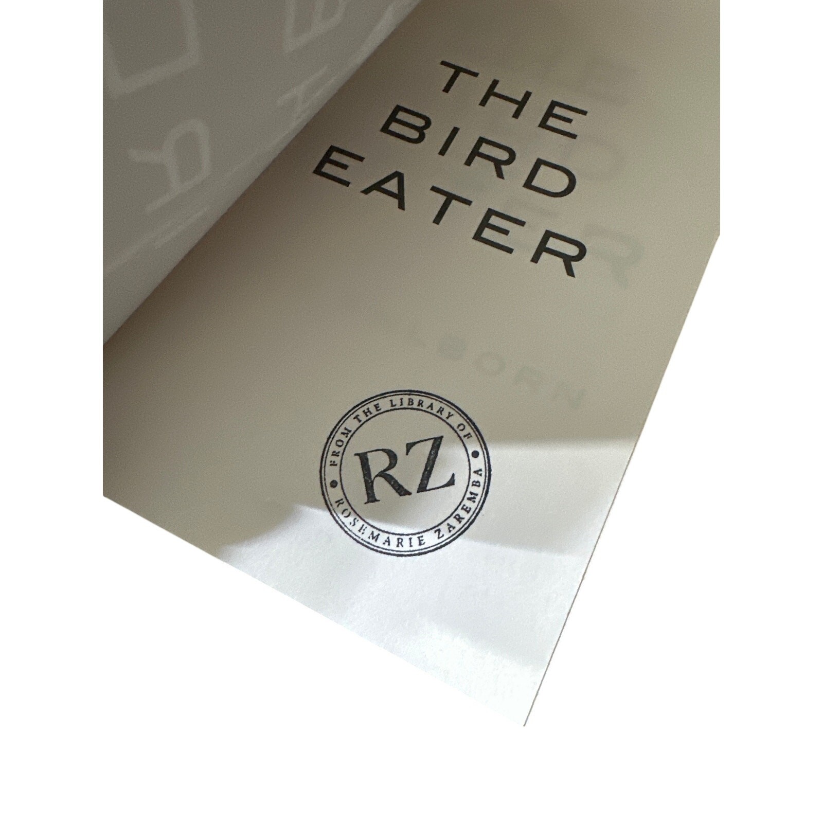 The Bird Eater by Ania Ahlborn Paperback Book