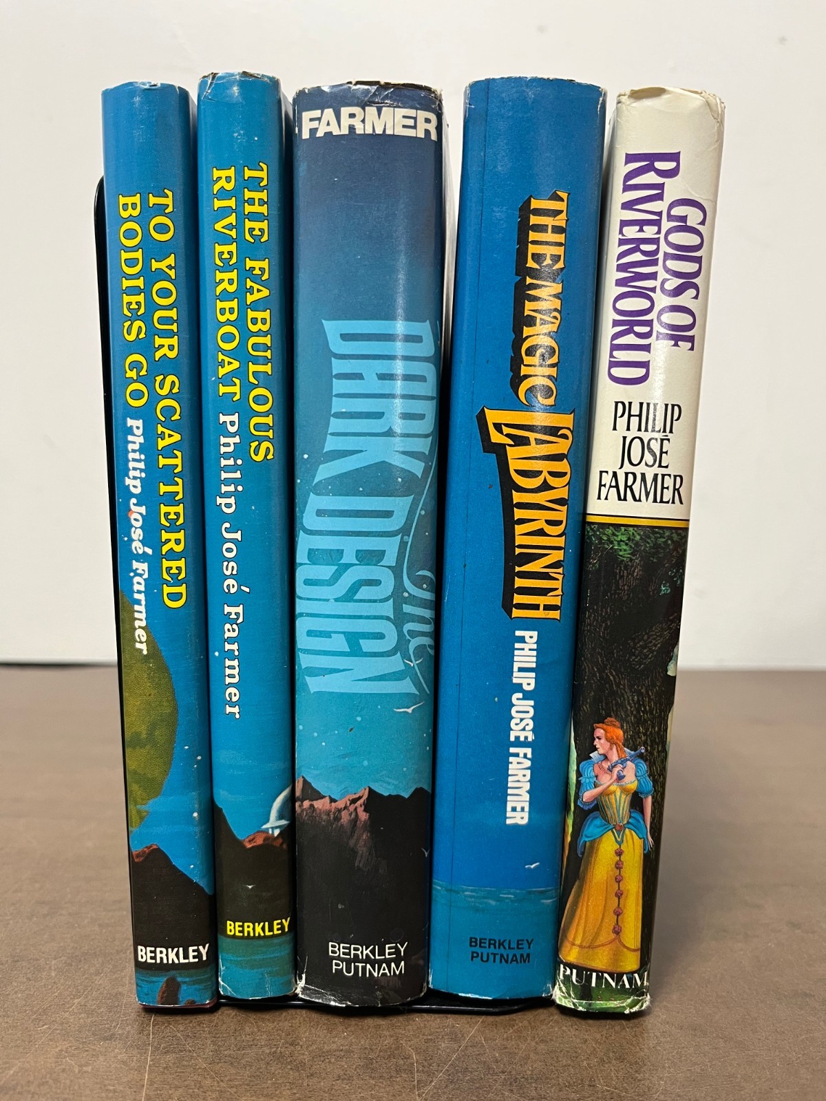 Philip Jose Farmer Hardcover books, Riverworld Series, Book Club Editions