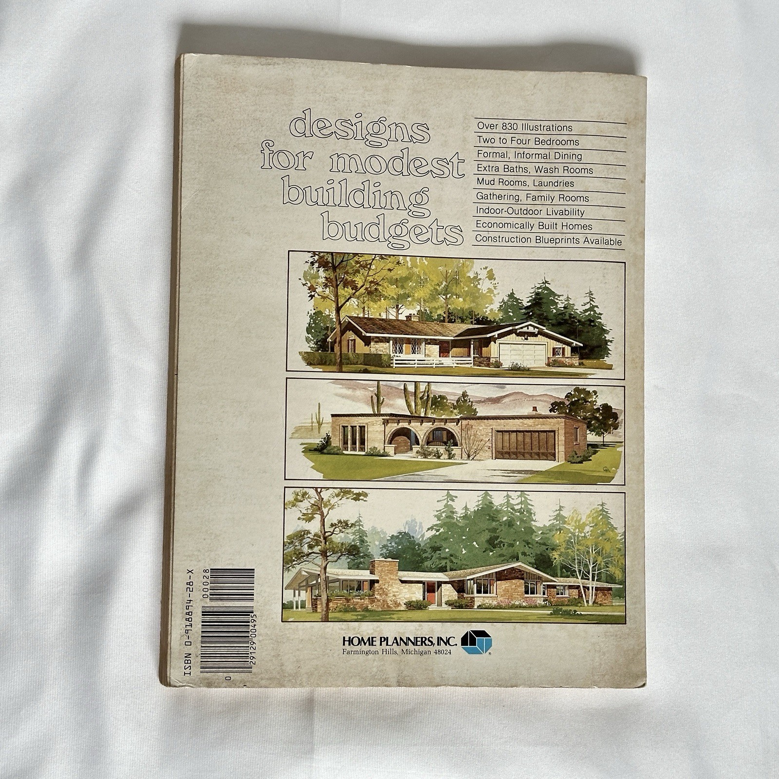 350 Home Plans One Story Designs Under 2000 Sq Ft Home Planners 1982