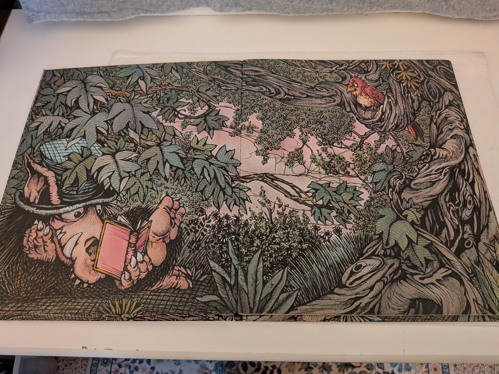 Vintage 1974 One Monster After Another Illustrated Hardcover A Golden Book 1stED