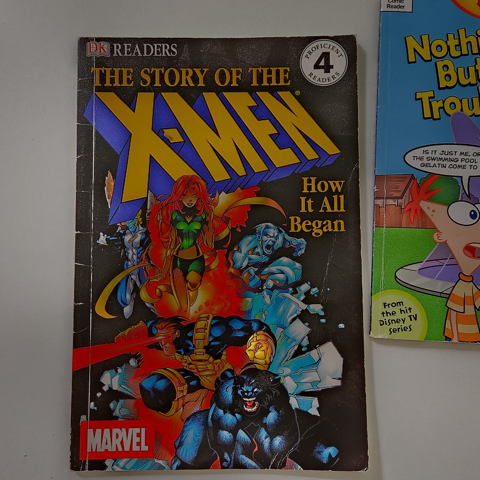 Lot 5 Level 3 & 4 Readers Comic Paperback Books Mixed Star Wars X-Men Turtles