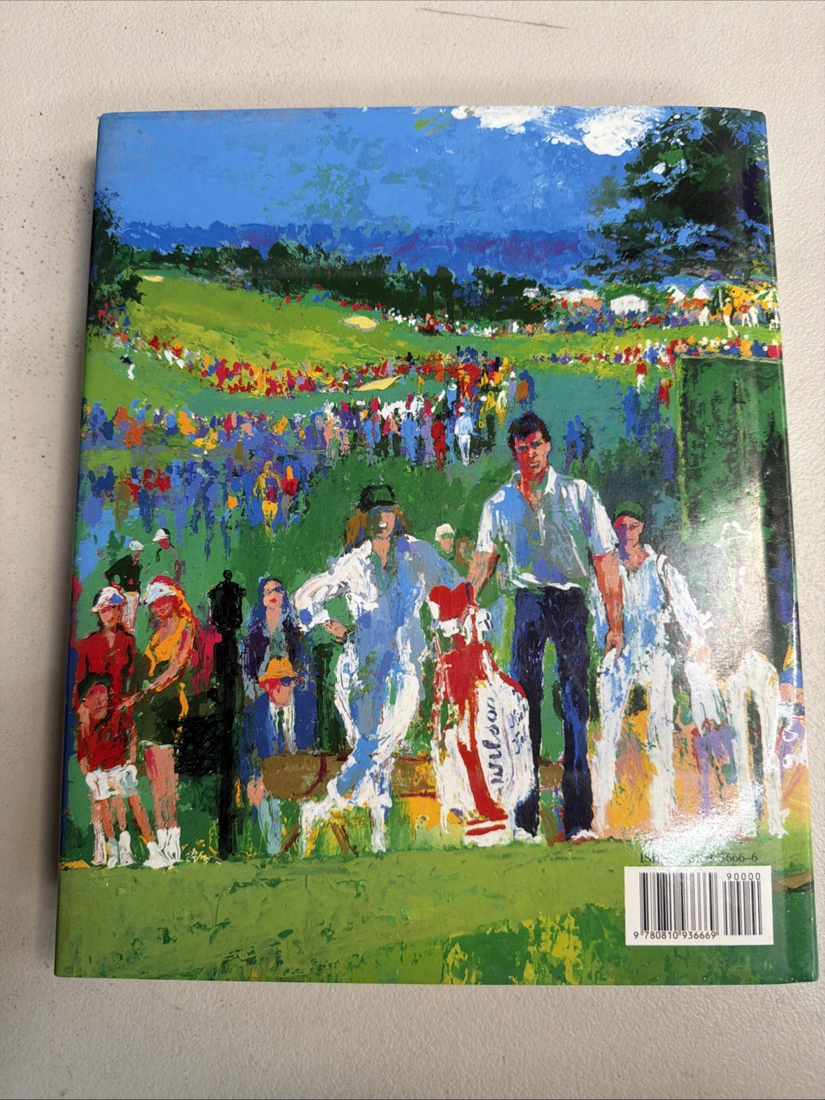 Leroy Neiman Signed BIG-TIME GOLF Hardcover 1992 VG
