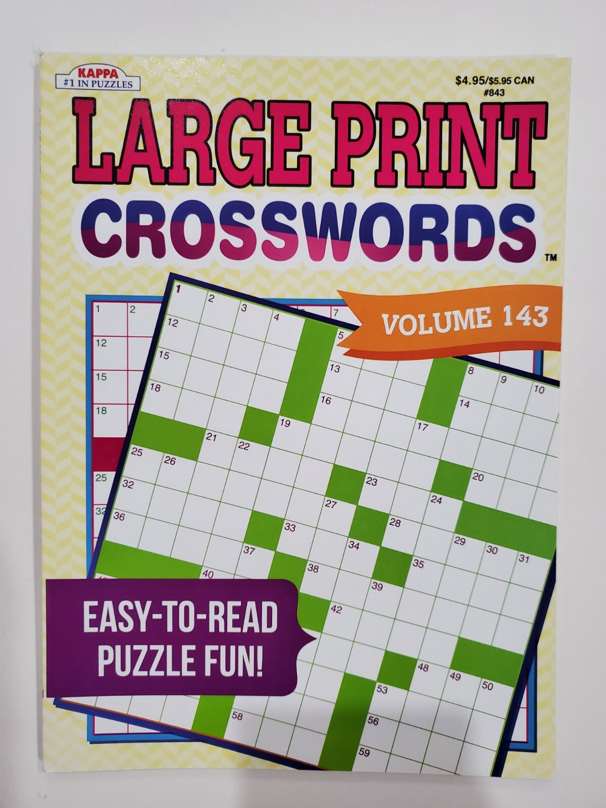 Large Print Crosswords Puzzle Books Kappa Games,Search,Hunt~ Pick up to 20 Vols