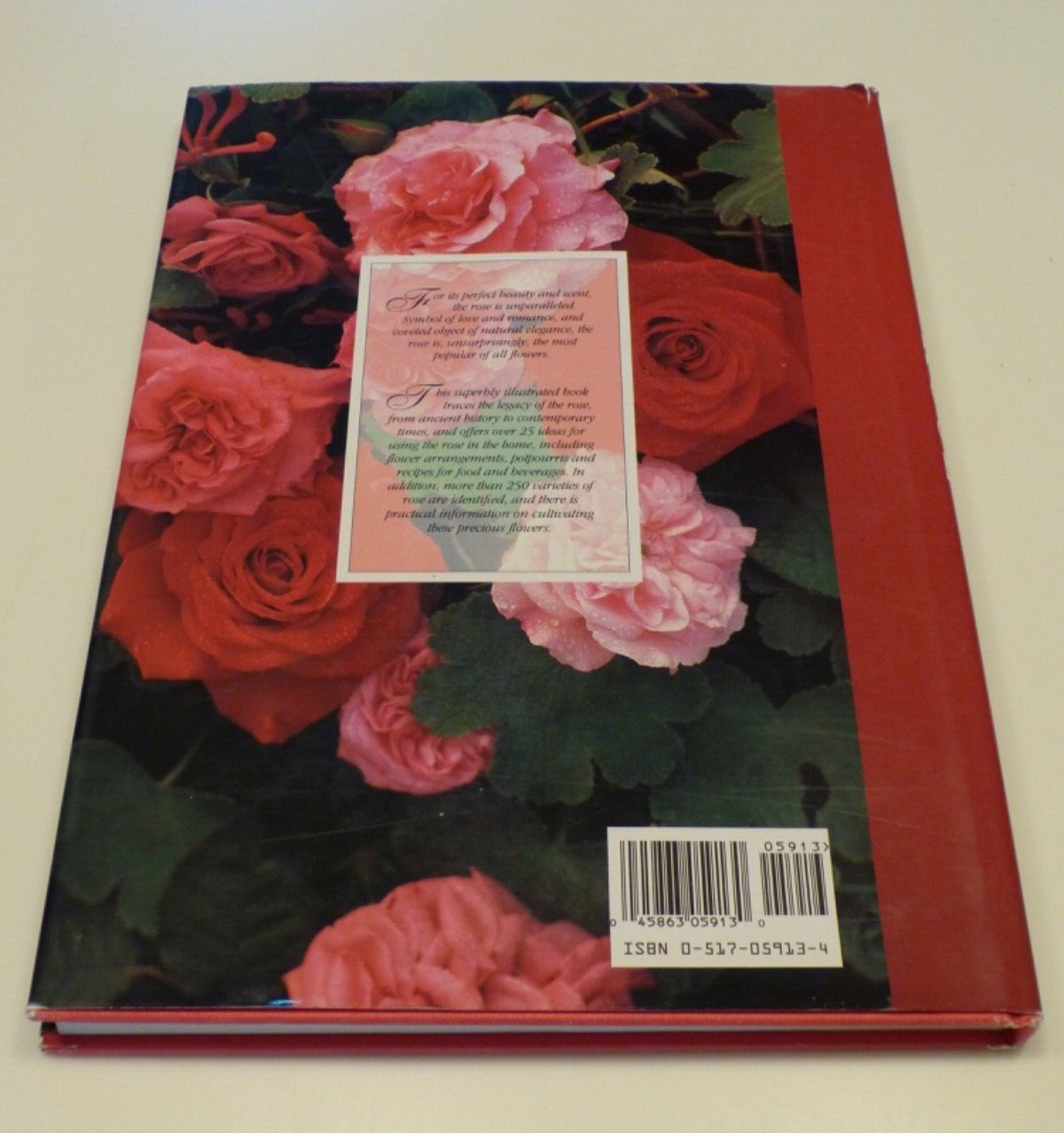 THE BOOK OF THE ROSE, David Squire, Jane Newdick, Full Color Guide, 1991 HC & DJ
