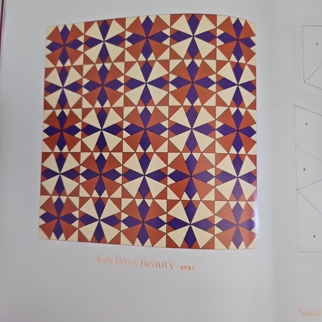 Quiltiing Make It Simpler Paper Piecing Easy 1-2-3 Pinless Fold & Sew Technique