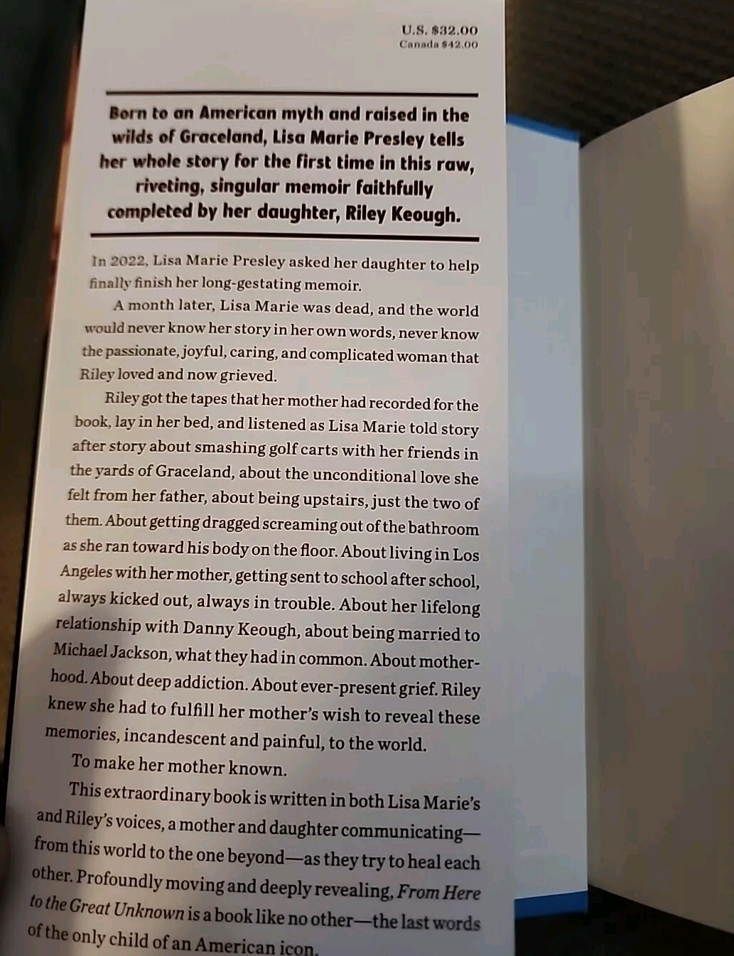 From Here to the Great Unknown Riley Keough & Lisa Marie Presley