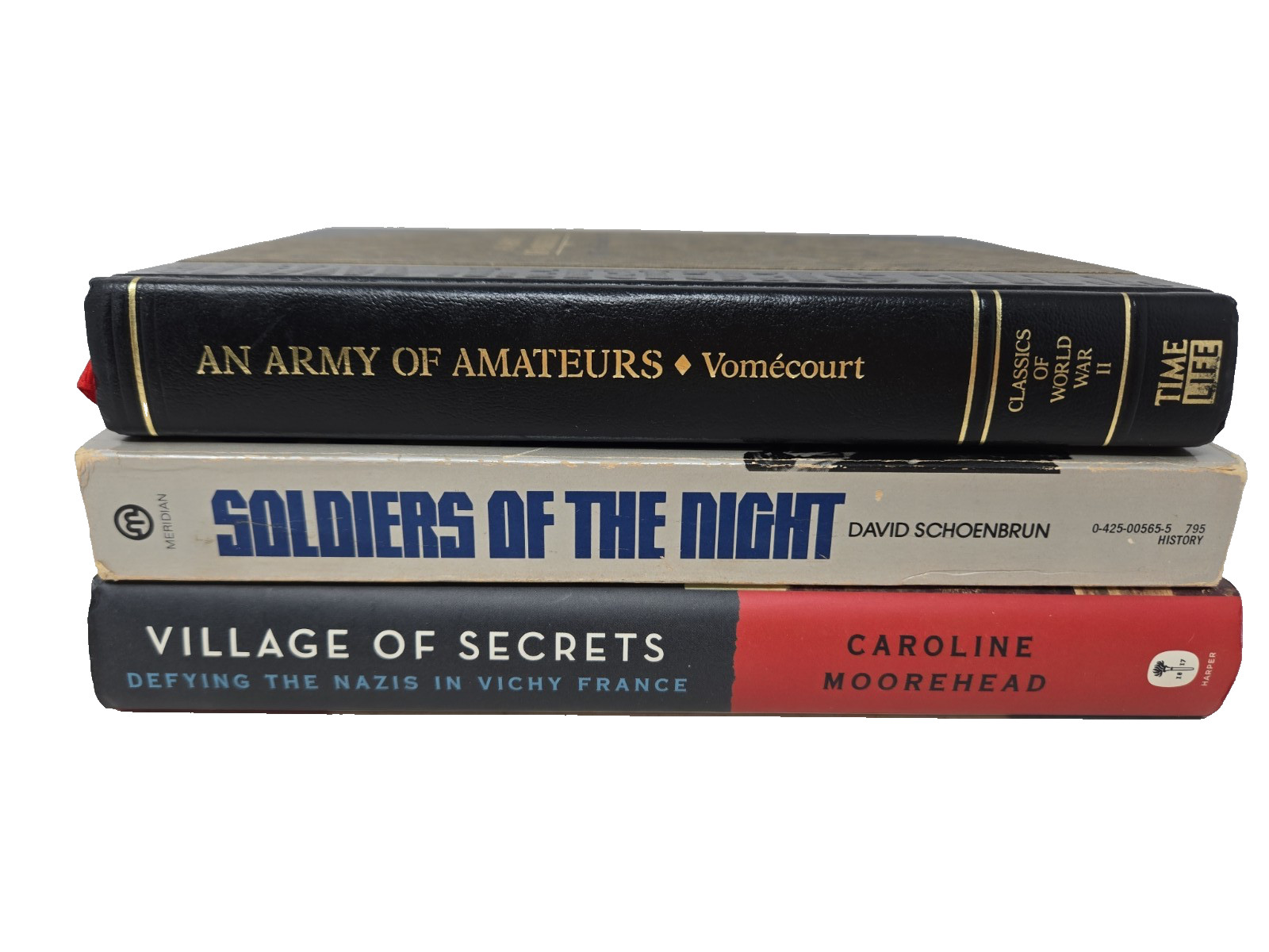3 books THE FRENCH RESISTANCE IN WORLD WAR II Vichy France Free French WW2 WWII