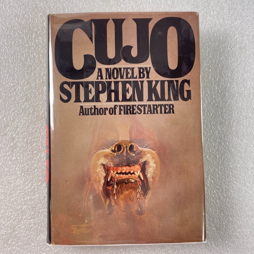 Cujo by Stephen King – Viking 1981 – HC/DJ Book Club Edition BCE