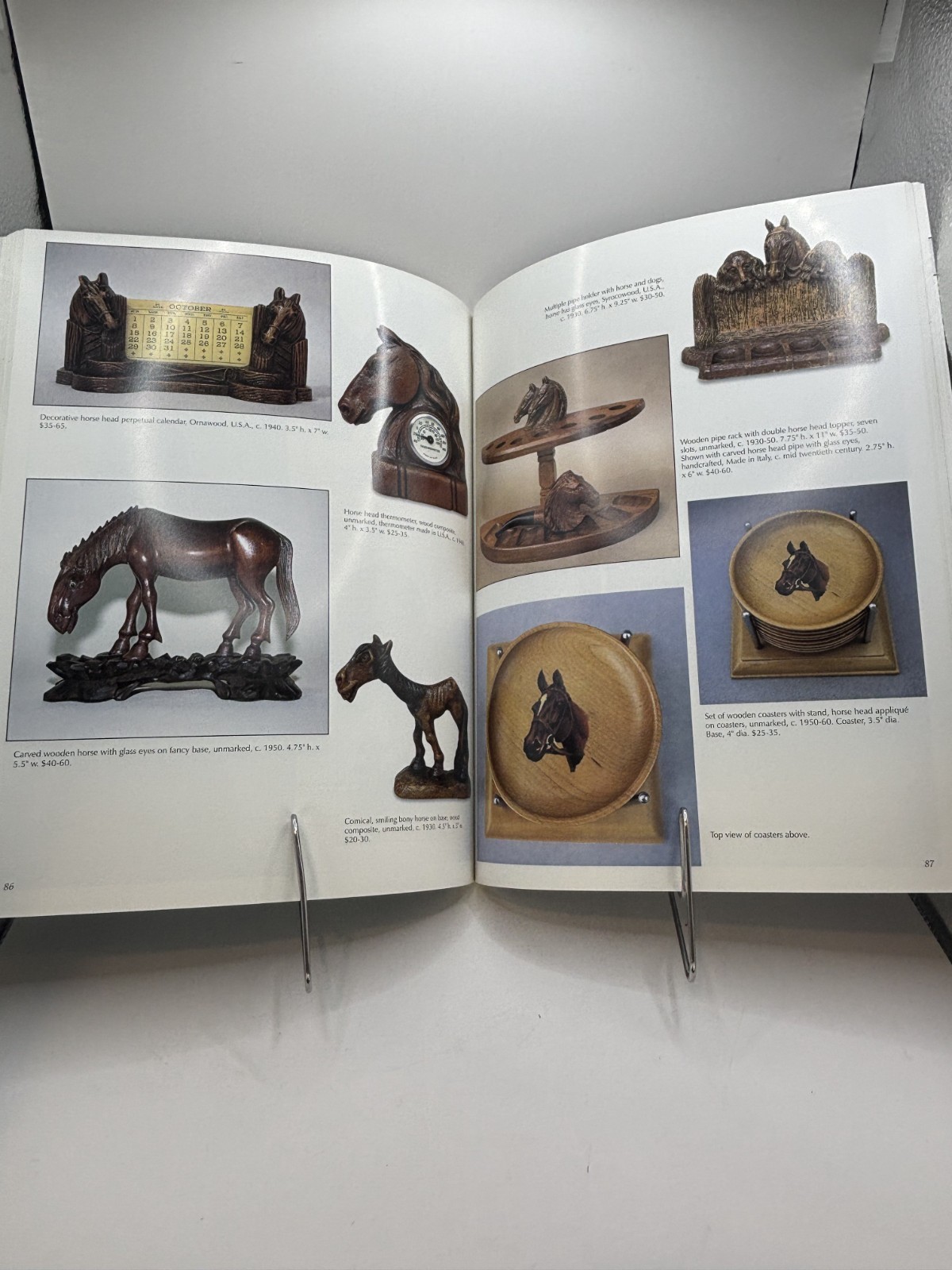 Schiffer Horses Antiques & Collectibles Book Price Guide 8.5″ x 11″ 159 pages