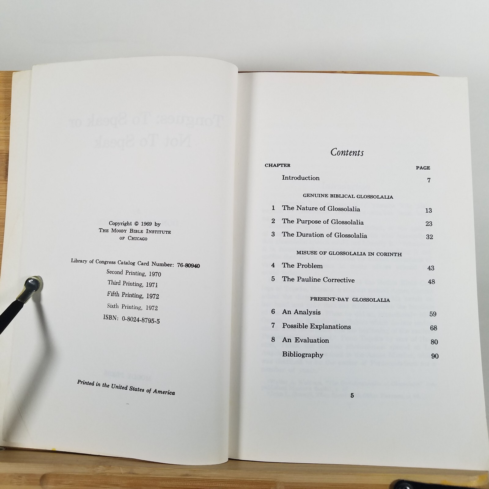 TONGUES: To Speak or Not to Speak by Donald W. Burdick – 1972 Printing