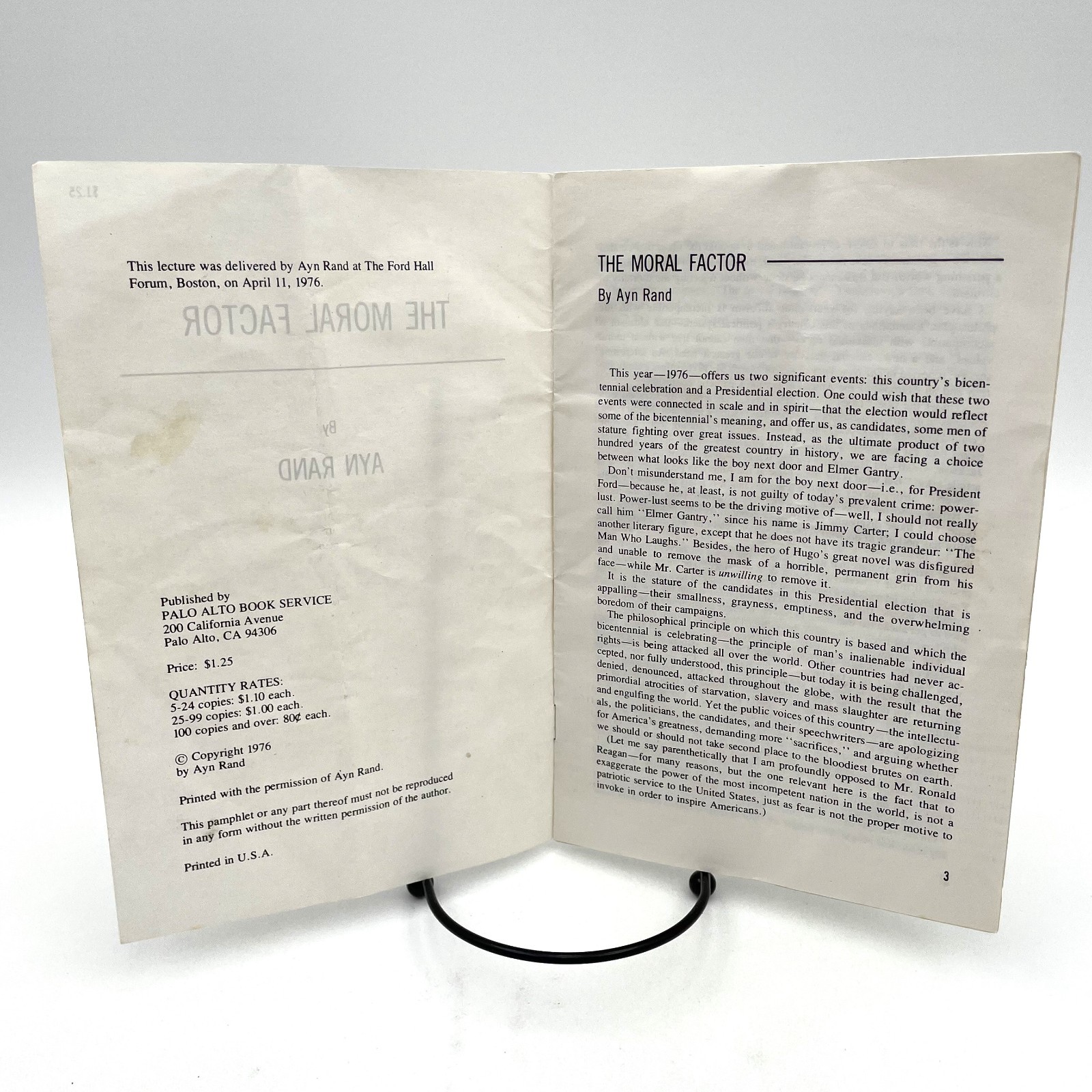 The Ayn Rand Letter Volumes I-IV 1971-1976 1st Print 1979 (+ Extras)