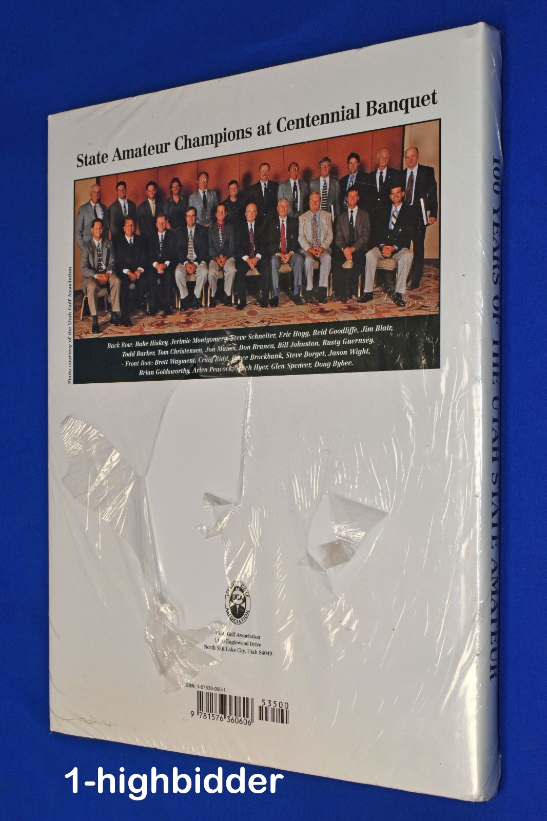 NEW! 100 Years of the Utah State Amateur Golf Association / Tournament History