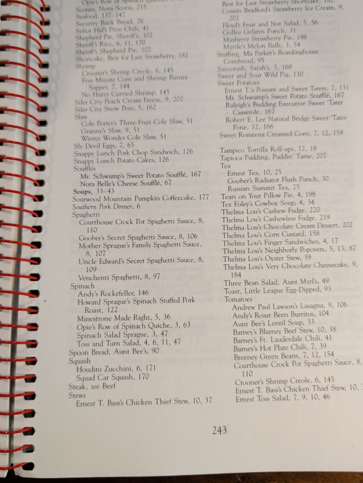 Aunt Bee’s Mayberry Cookbook – Spiral-bound By Ken Beck and Jim Clark