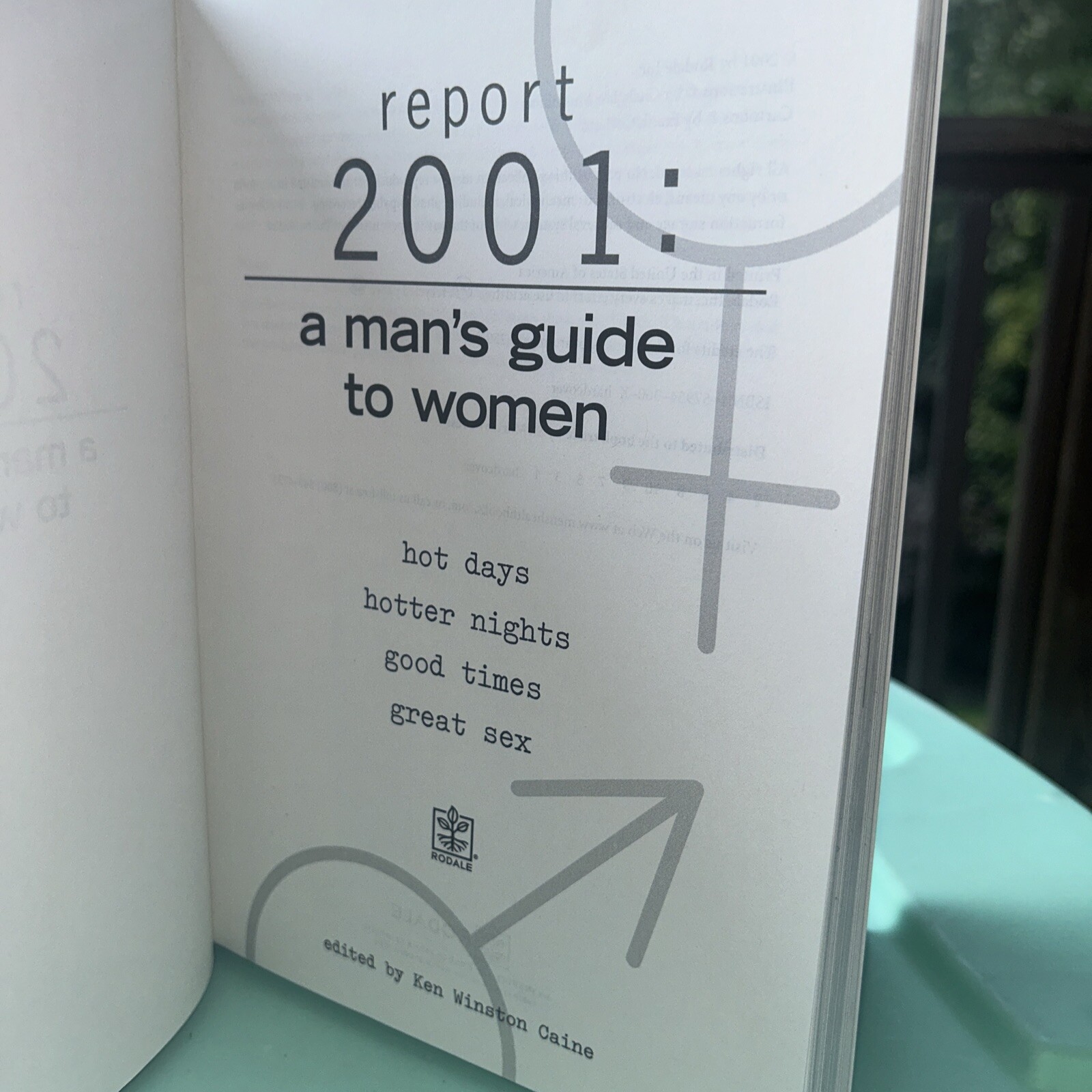 Report 2001: A Man’s Guide to Women Rodale 274 Pages Hardcover Guide
