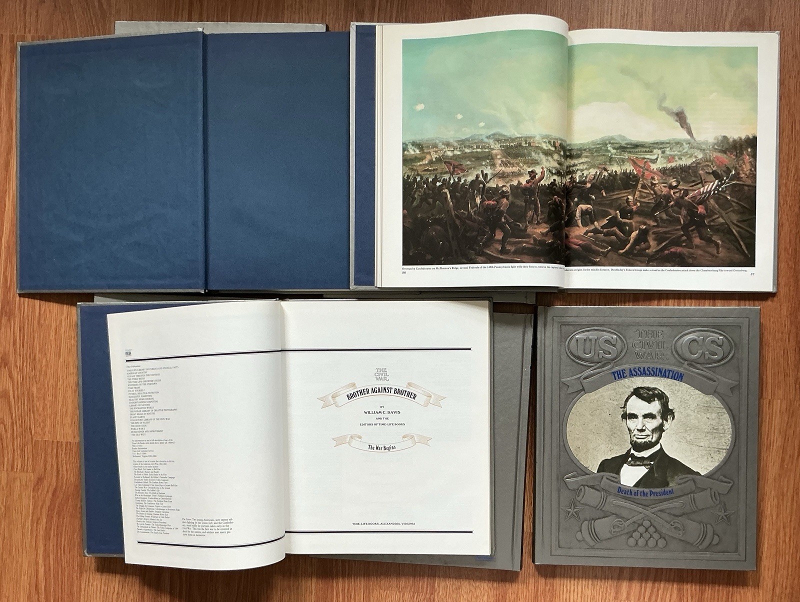 THE CIVIL WAR Time Life History Illustrated Series Lot 8 of 28 Book Set