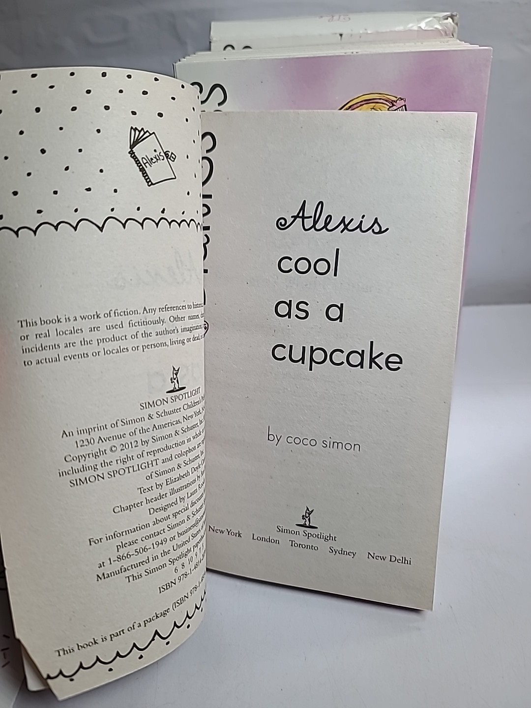 Cupcake Diaries Complete Set 1-8 Coco Simon Kids Chapter Books Lot Box Set