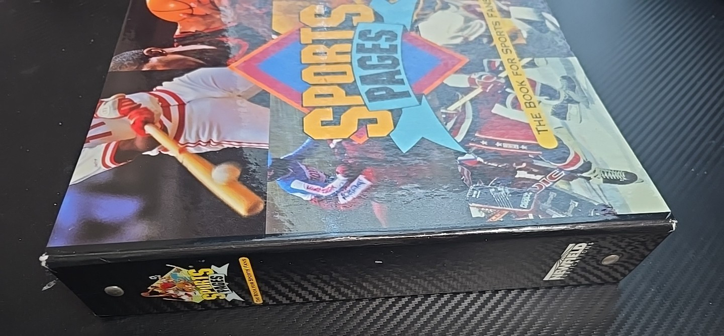 Vintage 1996 “Sports Pages: The Book For Sports Fans” Collector’s Hardcover Bind