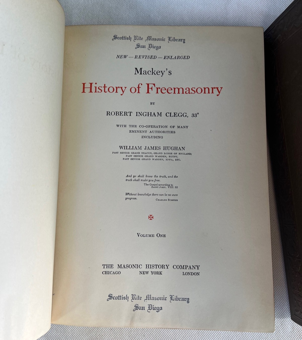 1921 Mackey’s Revised History of Freemasonry by Robert Ingham Clegg Volume 1-7