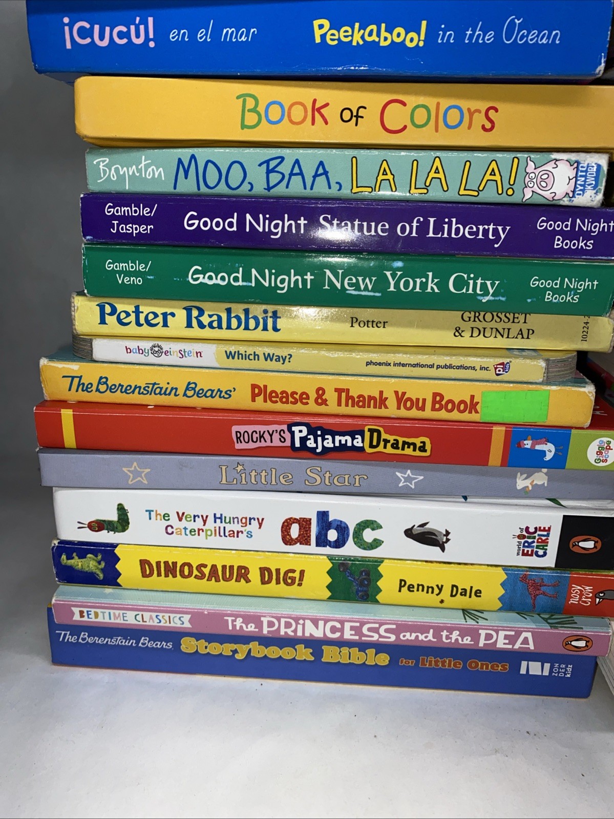 Lot of 60- Board Books for Children’s/ Kids/ Toddler/ Babies/Preschool/Daycare