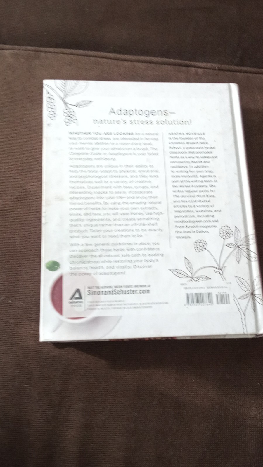 Complete Guide to Adaptogens Hardcover by Agatha Noveille Adams Media 2018