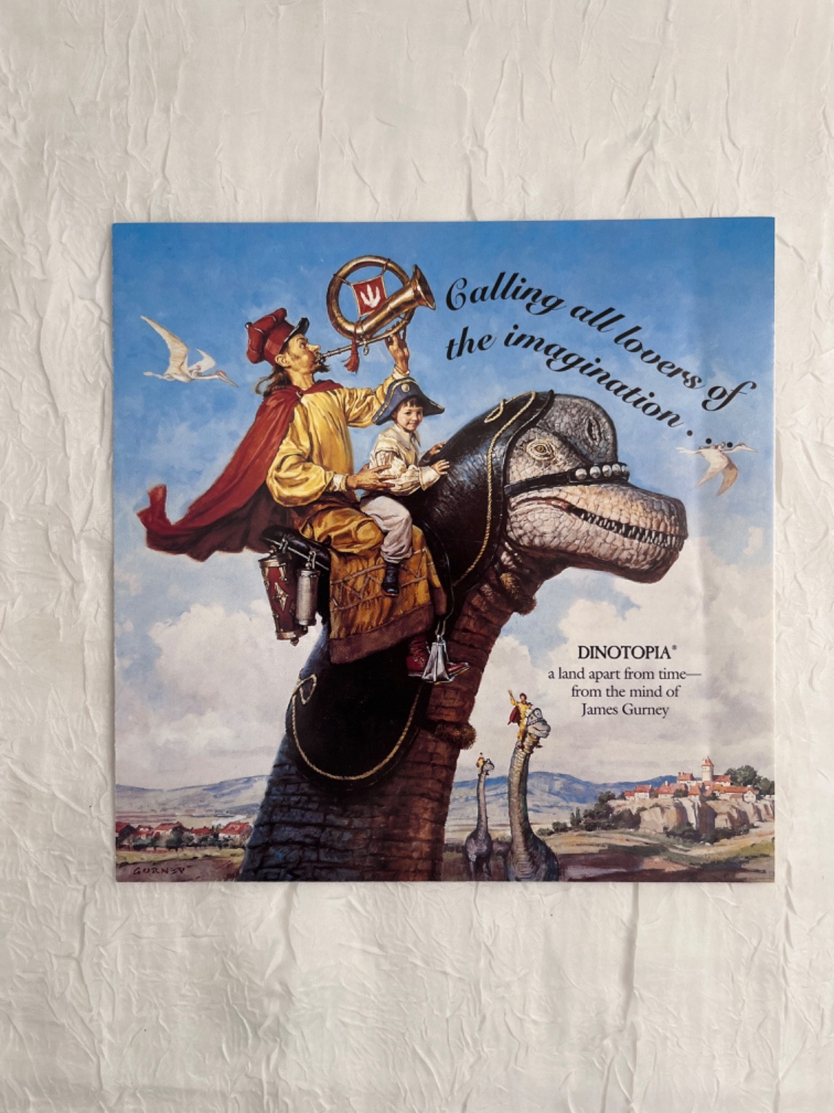First Edition + Extras- Dinotopia by James Gurney – 1992 Collector’s HC Book
