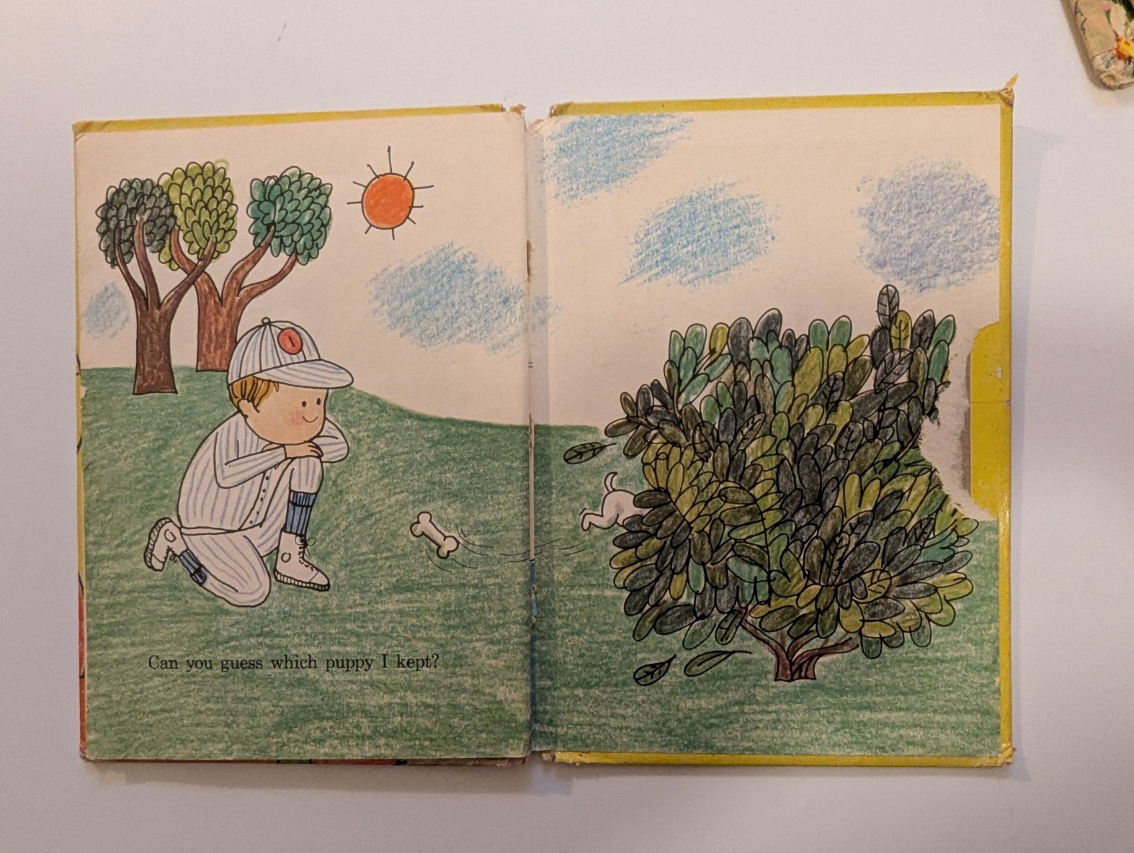 Whitman BIG Tell-a-Tale 1 Boy Lives in My House HC 1965 Aliki Illus vintage