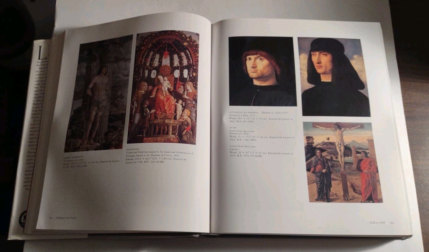 Paintings in the Louvre Hardcover Book By Lawrence Gowing Stewart Tabori & Chang