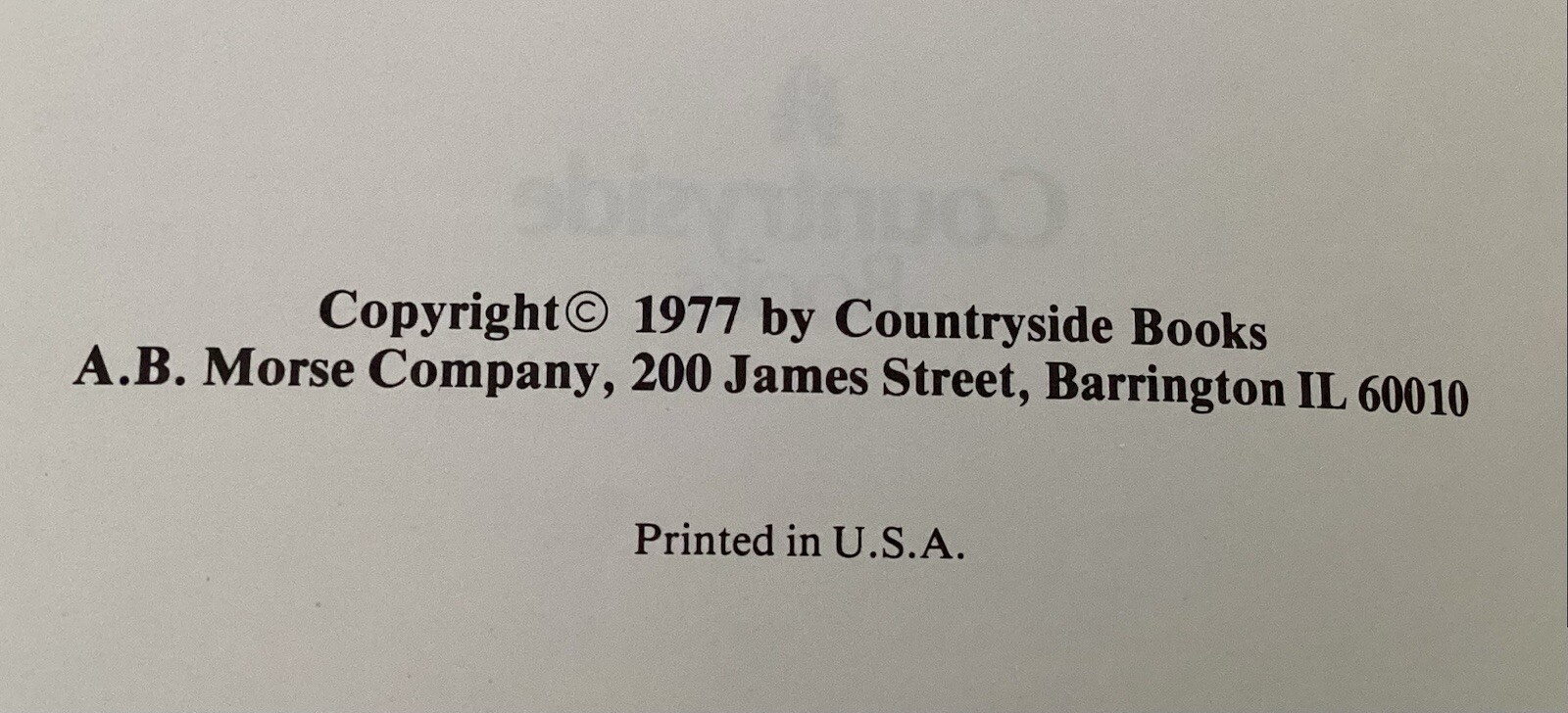 VTG ROSE HANDBOOK, 1977, Ed Fink, Countryside Books