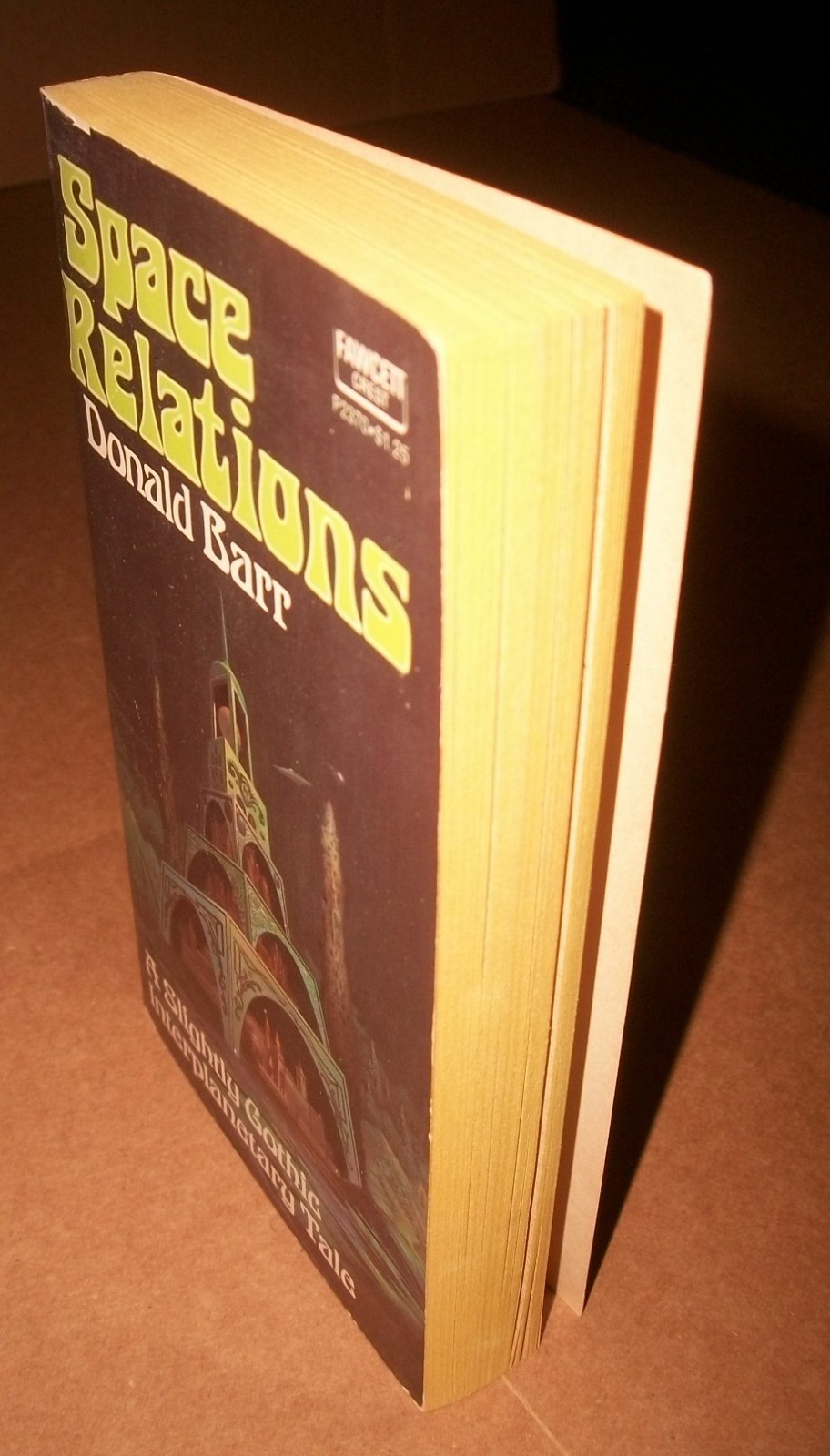Space Relations Donald Barr Gothic Fawcett Crest P2370 $1.25 Feb 1975 1st prt EX