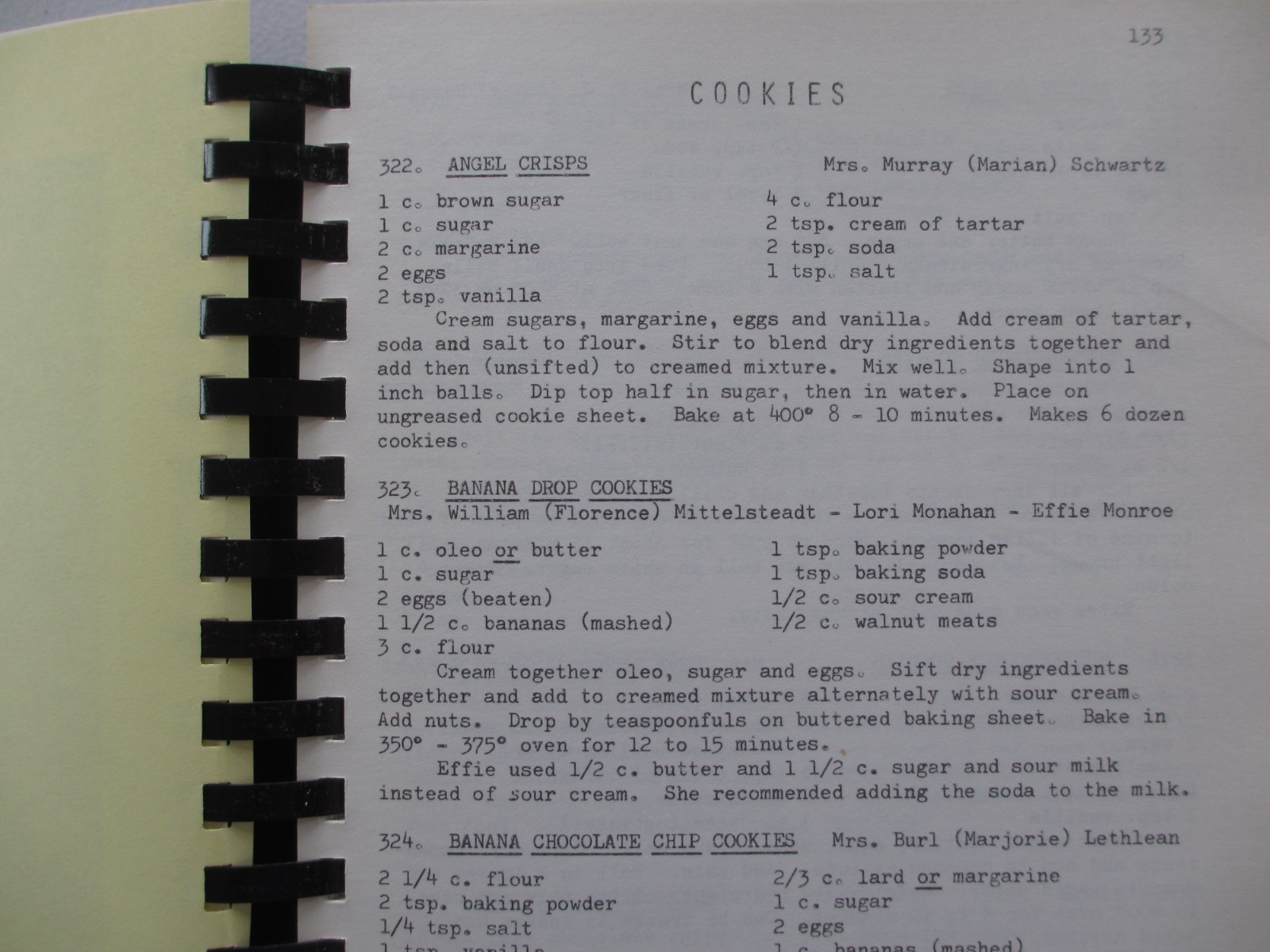 Vintage 1977 Shullsburg Wisconsin Sesquicentennial Cook Book Recipes 500+ pages
