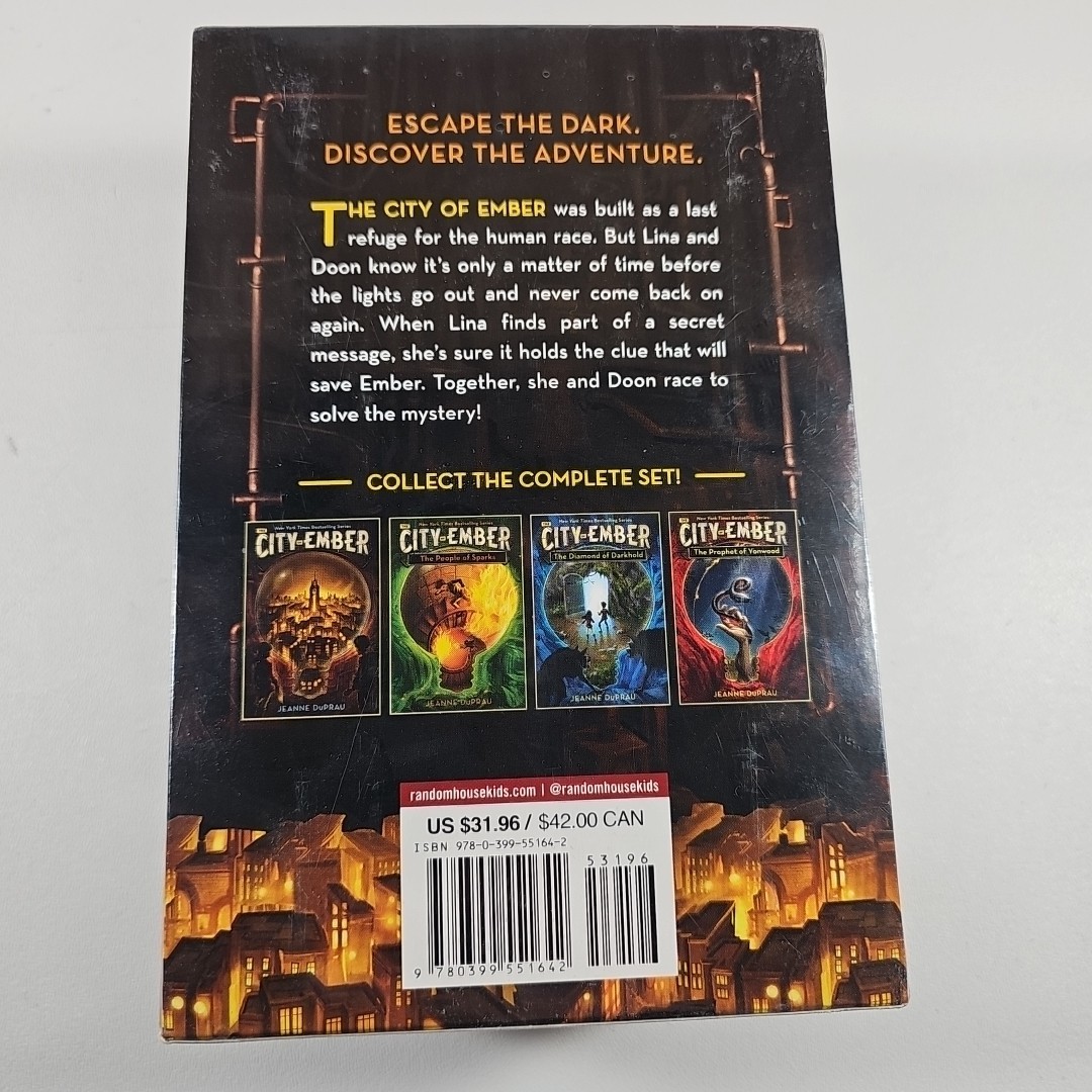 City of Ember Complete Boxed Set 2016, Box or Slipcased Digest Paperback Sealed