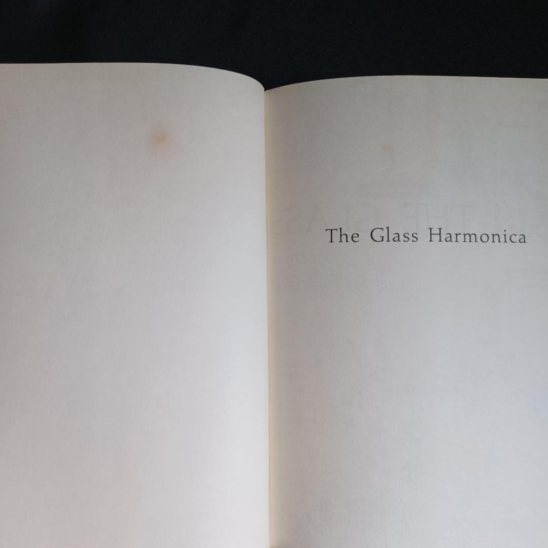 The Glass Harmonica by Barbara Byfield 1st Printing 1967 Illustrated 52022 HC/DJ
