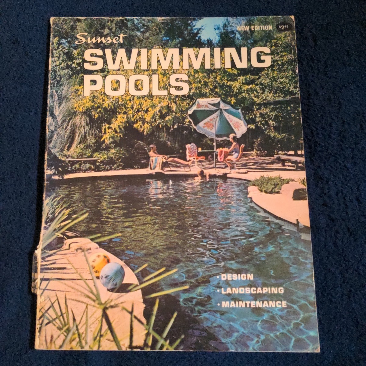 Sunset Swimming Pools Design, Landscape And Maintenance – Vintage 1970s Magazine