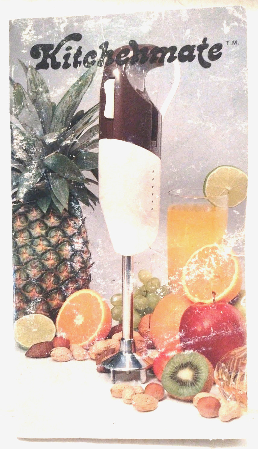Vintage KITCHENMATE Hand Blender Processor Manual/ Recipe Book 28 Pages