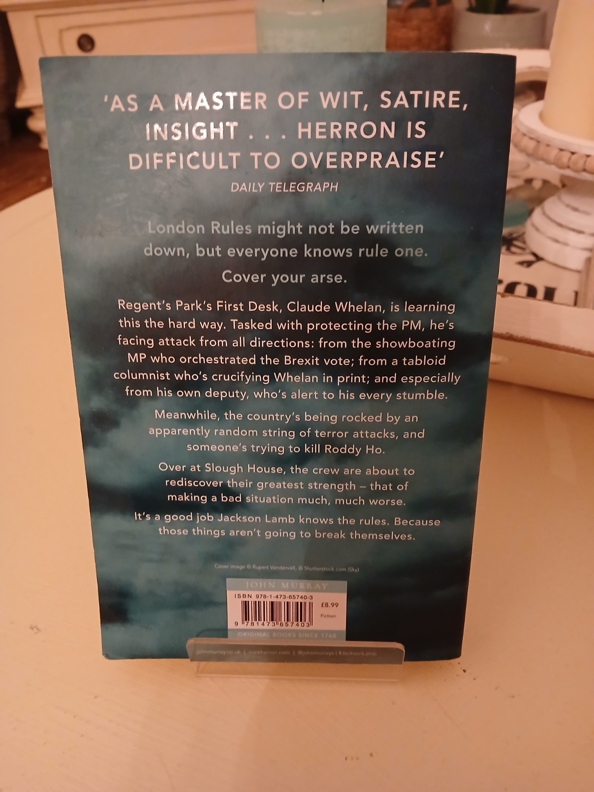 London Rules : Jackson Lamb Thriller 5 Paperback Mick Herron