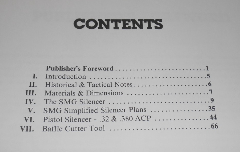 Home Workshop Silencers I 1980 Published By Paladin Press