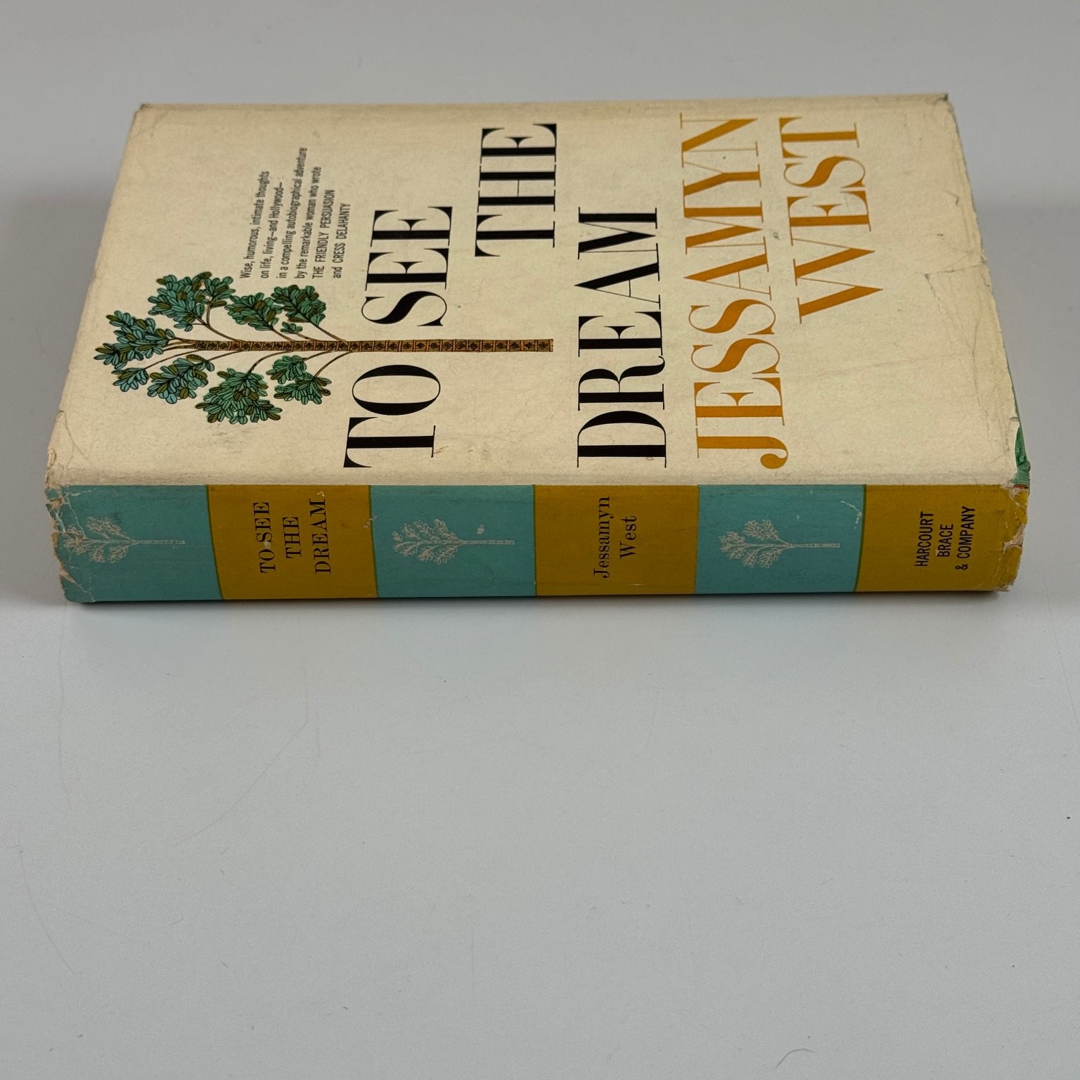 To See the Dream Jessamyn West 1957 First Edition Autobiography Harcourt Brace