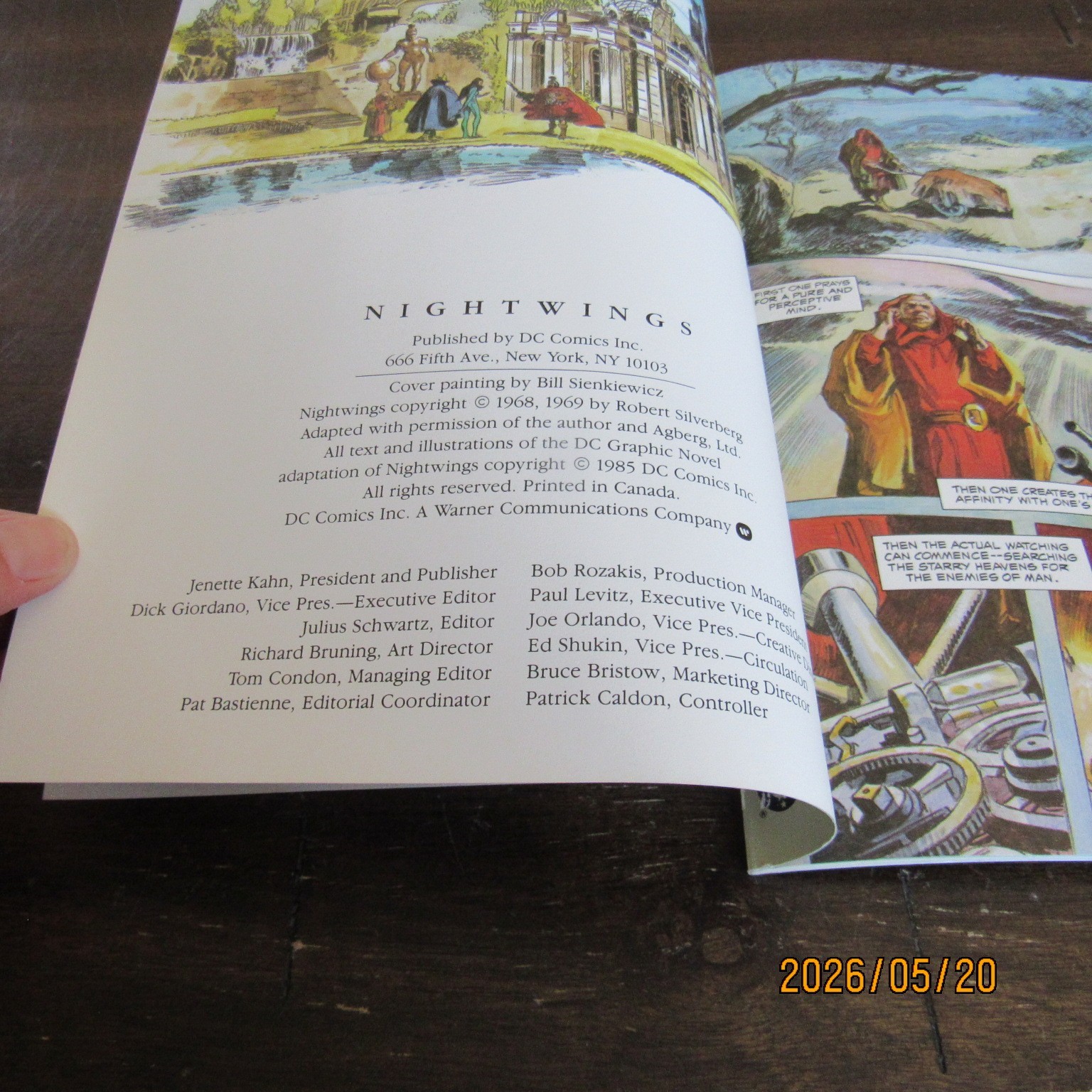 Harlan Ellison-Demon with a Glass Hand-Robert Silverberg-Nightwings-Graphic Nove