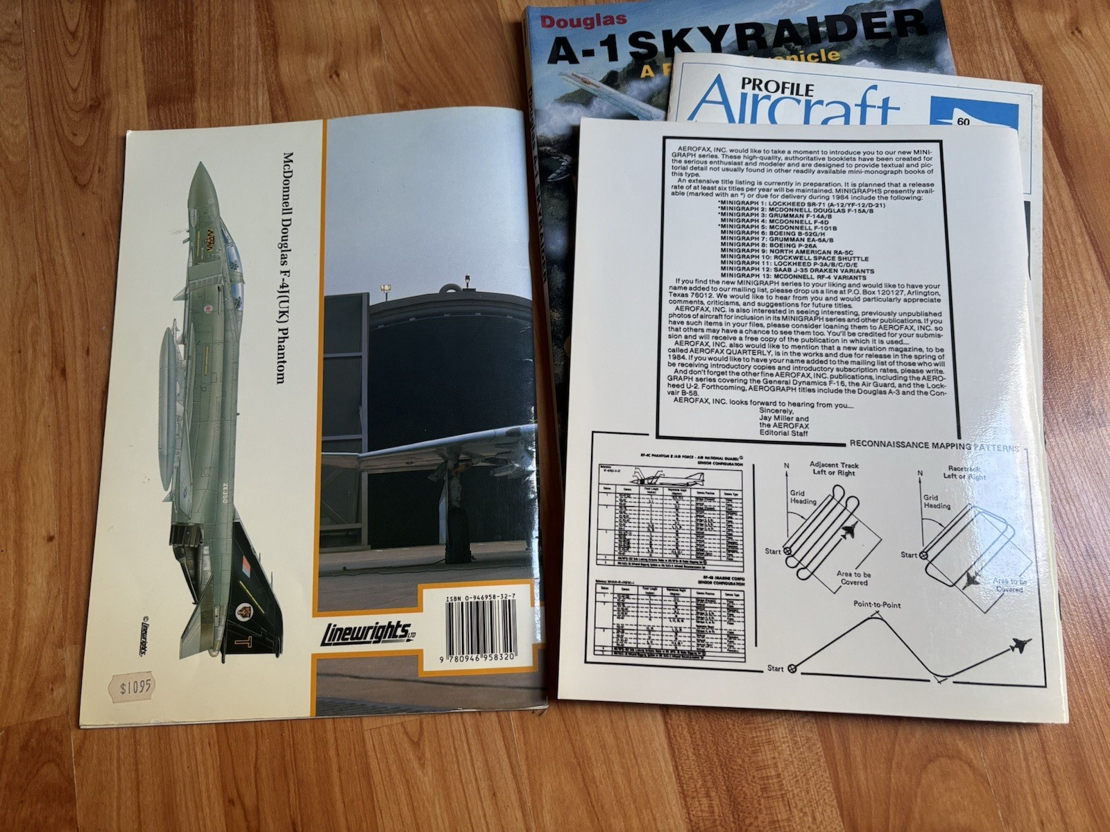 LOT McDonnell Douglas Military Aircraft Planes Skyraider Phantom Illustrated