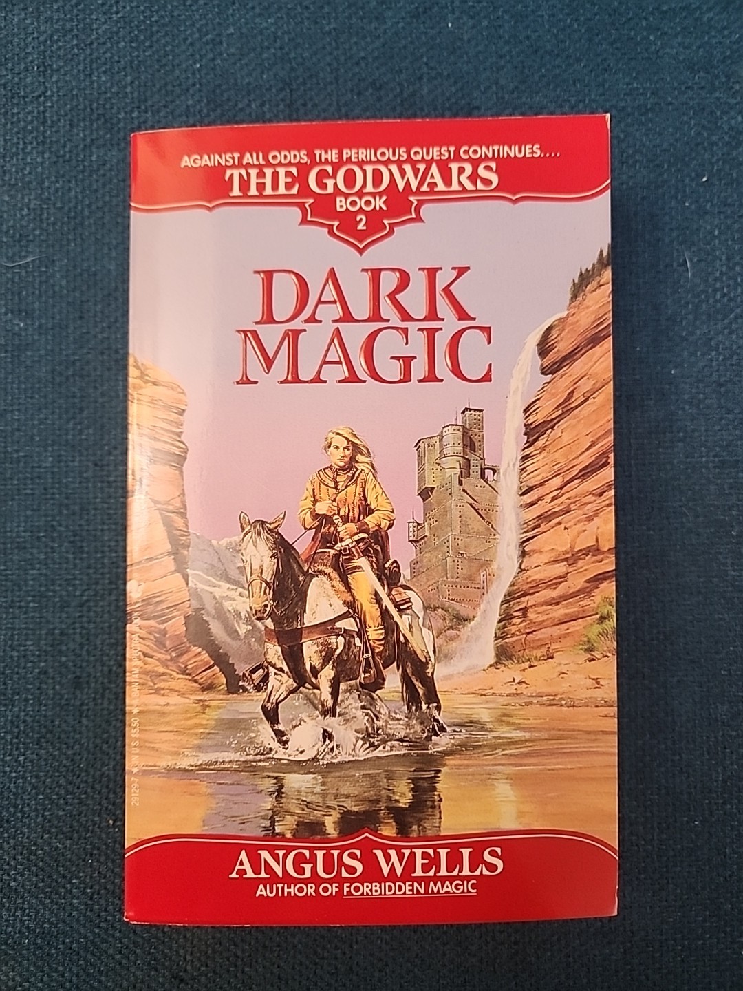 Book 2 + 3 The Godwars by Angus Wells 1st Print 1st Ed PBs Dark Magic Wild Magic