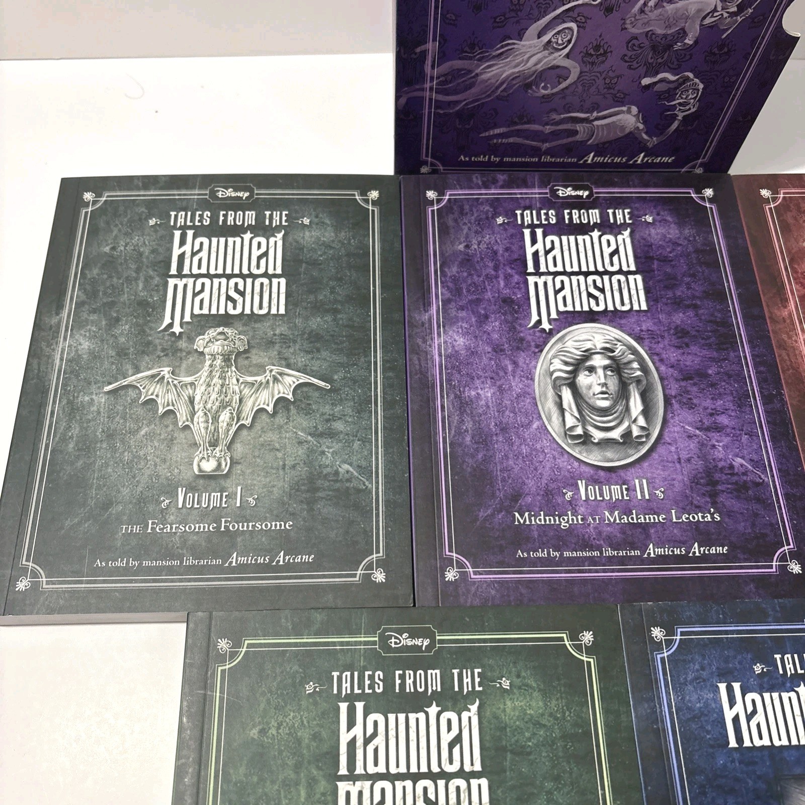 Disney Tales From The Haunted Mansion 5-BOOK BOX SET Journal Amicus Arcane