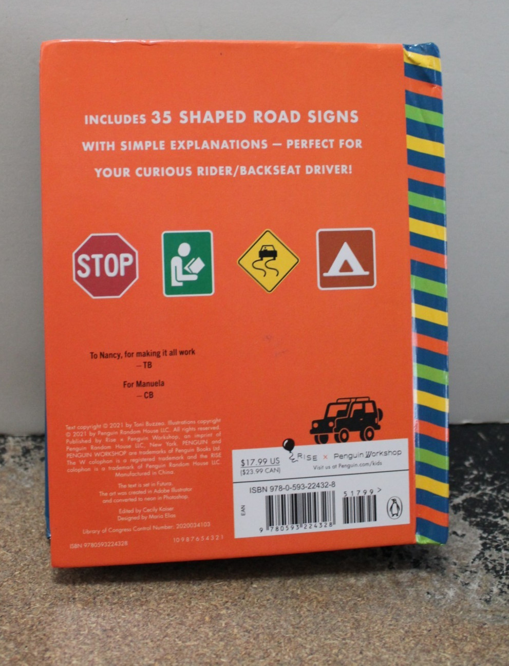Caution! Road Signs Ahead by Toni Buzzeo (2021, Children’s Board Books) NEW