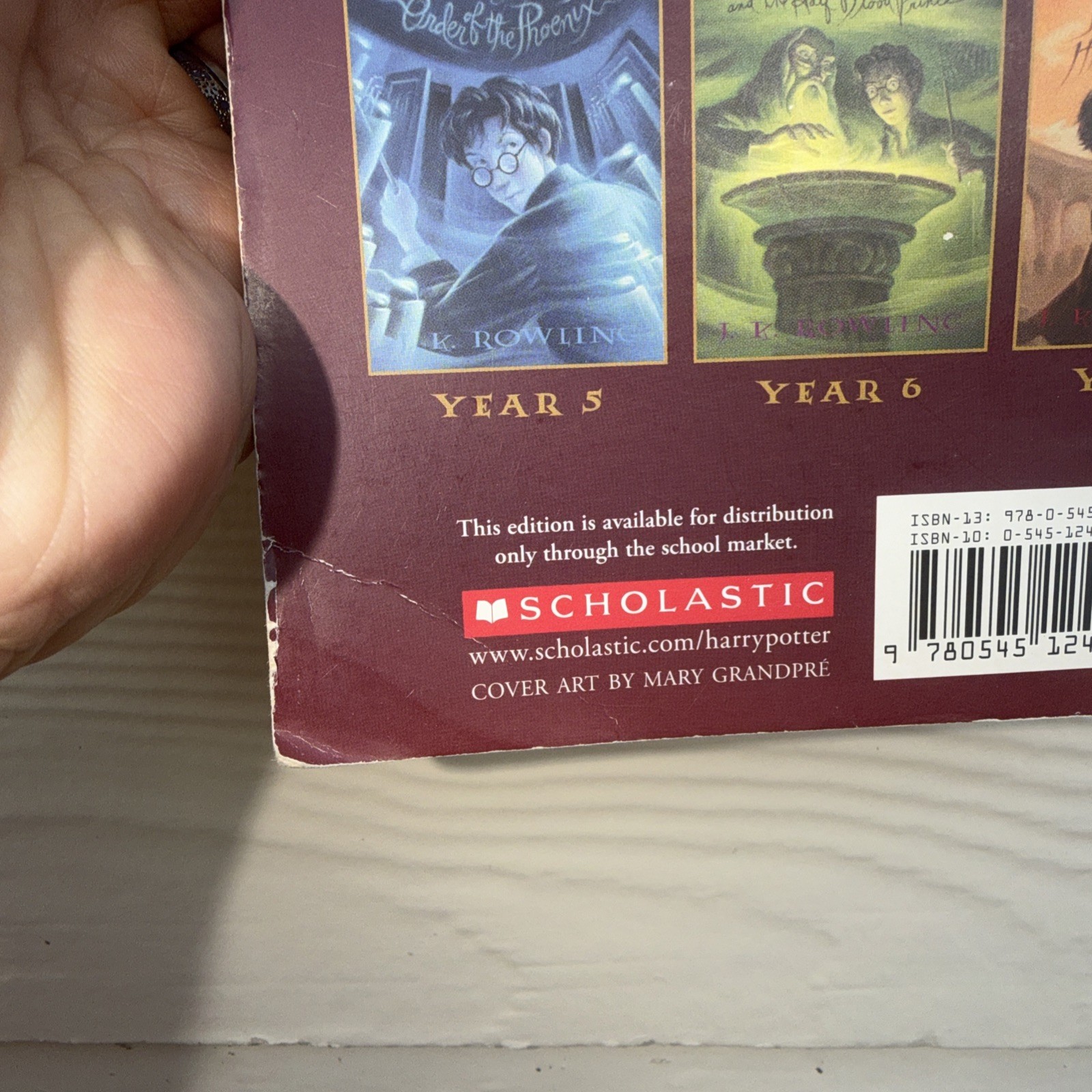 RARE Harry Potter & Sorcerer’s Stone Scholastic ExclusiveSchool Market Edition
