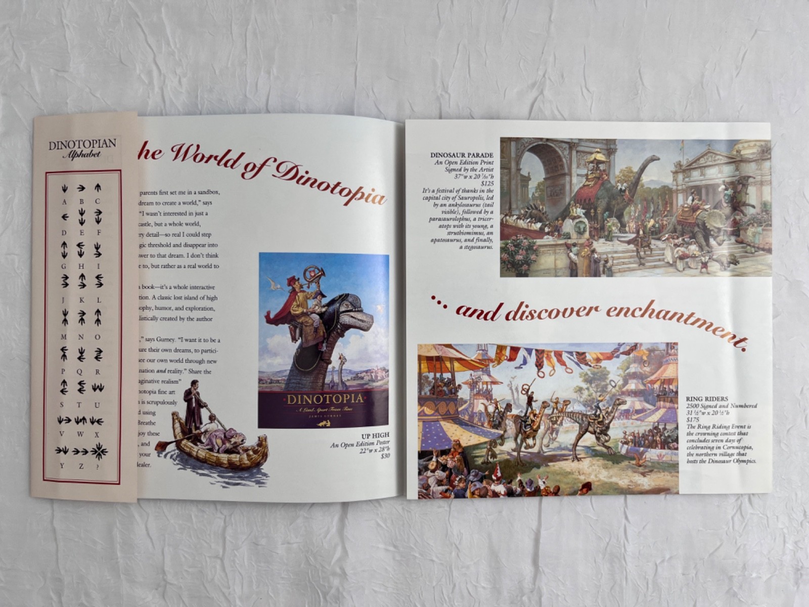 First Edition + Extras- Dinotopia by James Gurney – 1992 Collector’s HC Book