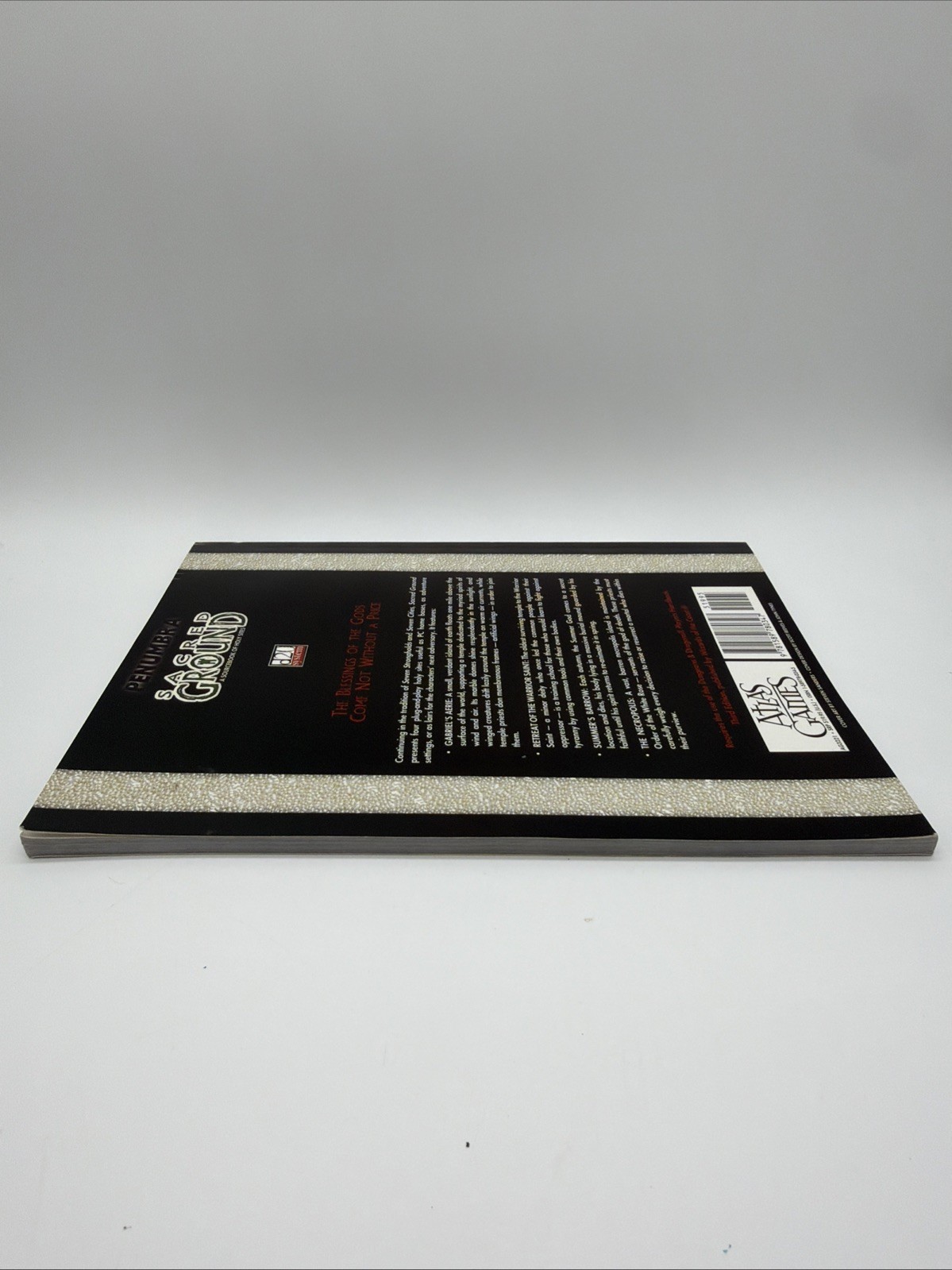Sacred Ground Penumbra D20 RPG Sourcebook Holy Sites Atlas Games Softcover B2