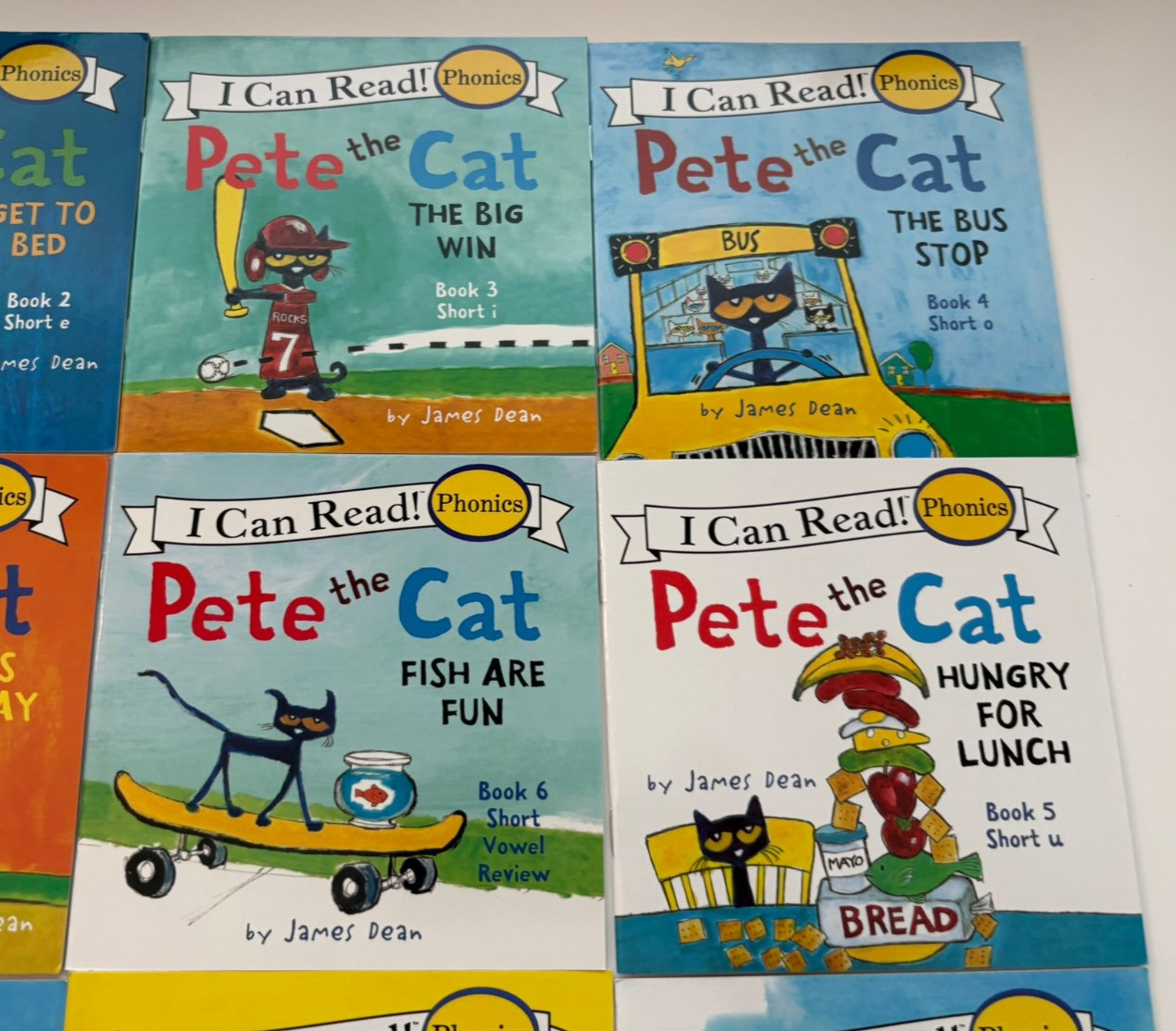 Pete the Cat – I Can Read Phonics 12 Book Lot Set