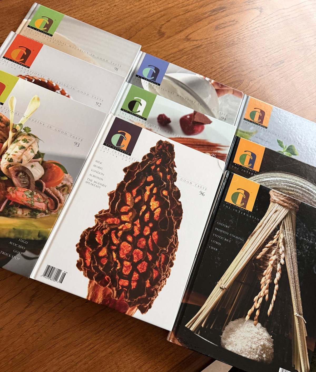 Art Culinaire 90/91/92/93/94/95/96/97/98/99 Ten Consecutive Issues 840 pages!
