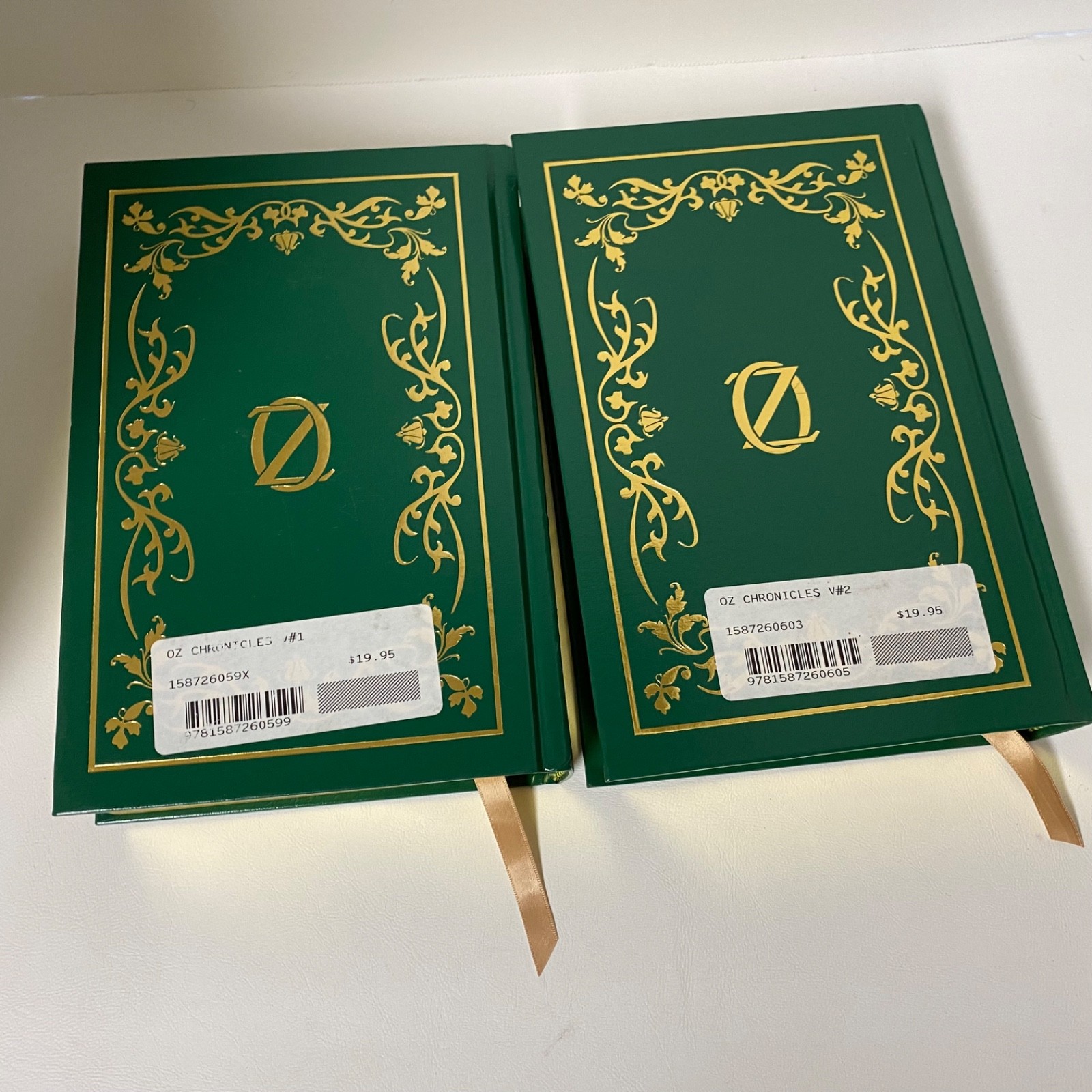 OZ CHRONICLES •• L. FRANK BAUM • VOL 1 & 2 • LEATHER GIFT ED Wizard of Oz 2003